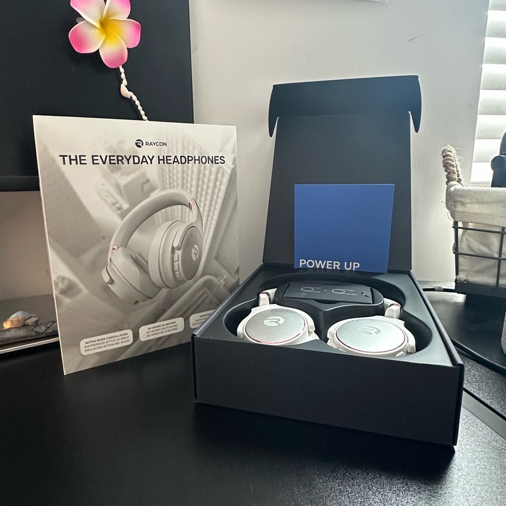 Rose Gold Raycon Everyday Headphones